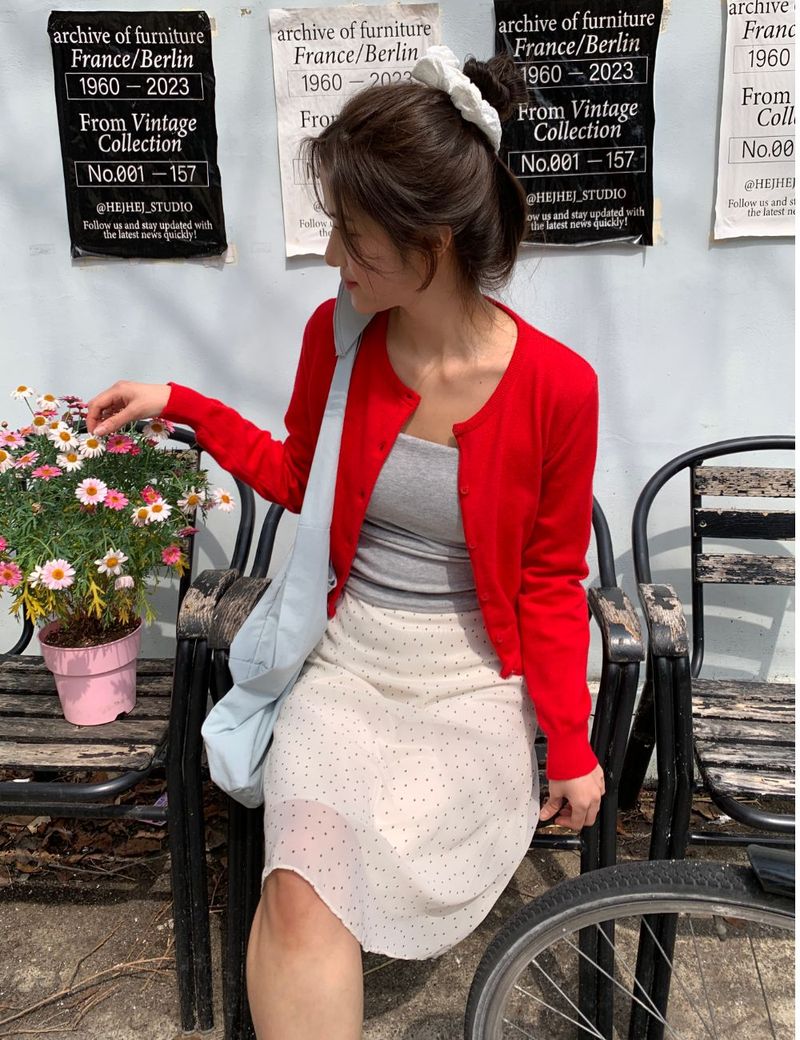 Usally V-neck cardigan