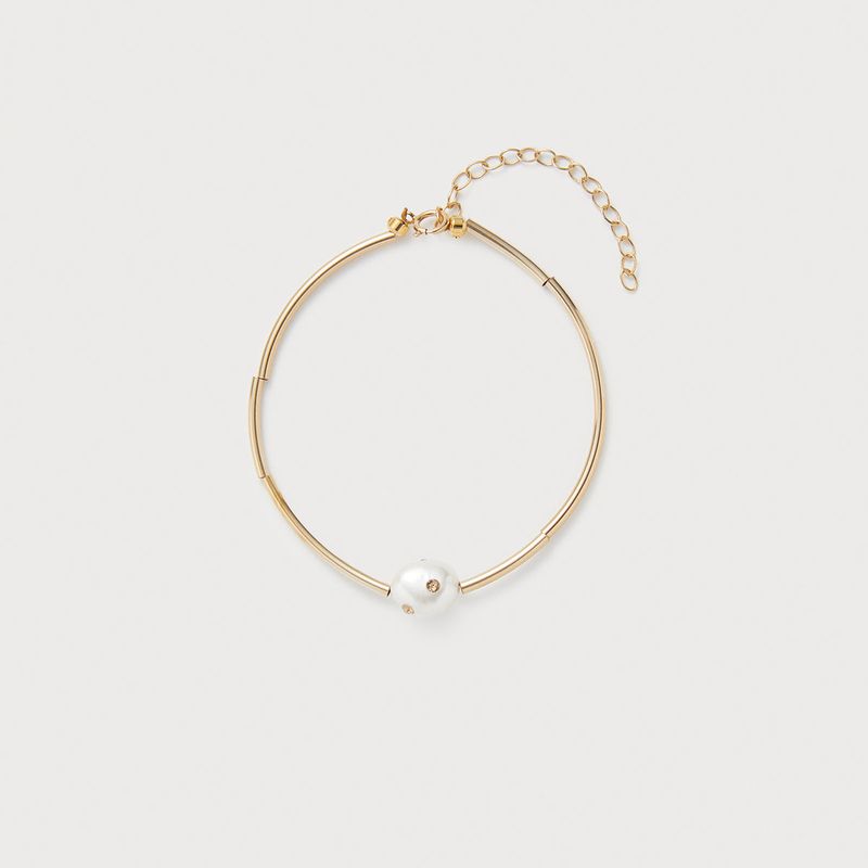 PEARLSONATE（パーソネイト）の「アショアチューブブレスレット　14Kゴールドフィル（アクセサリー）」