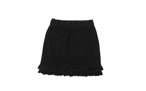 Freak Dot Frill Banding Knit Skirt