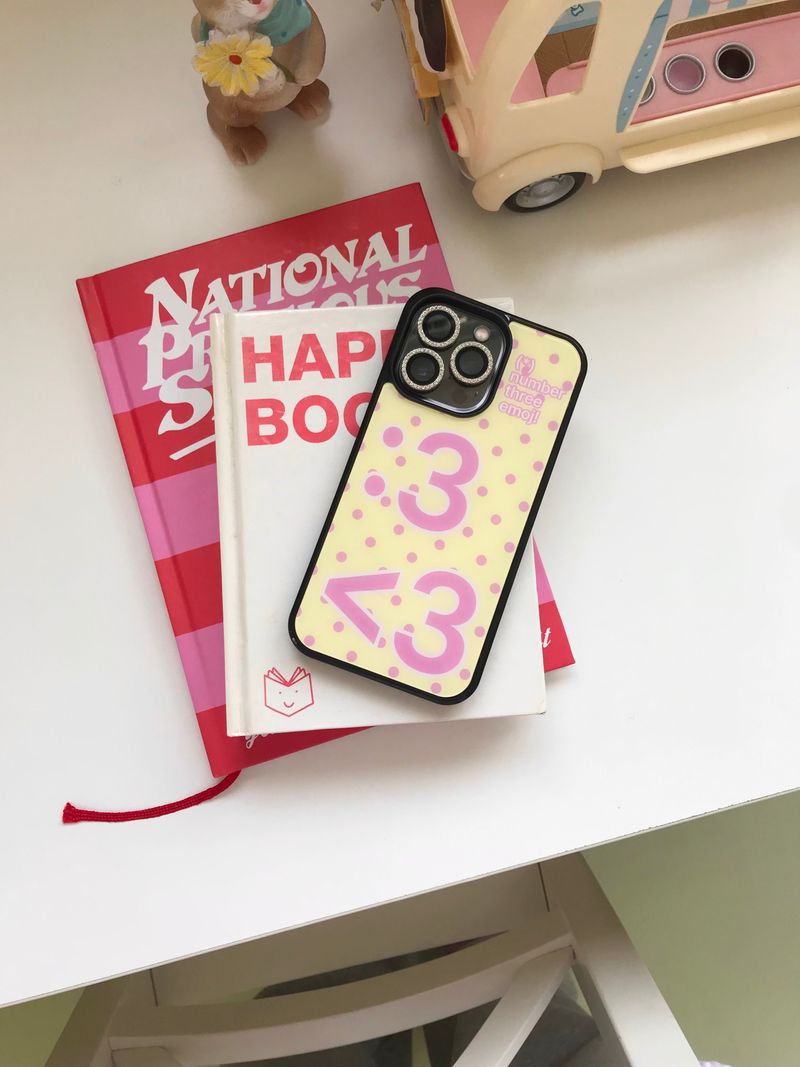 [MADE] Number 3 emoji case (Lemon candy) (magsafe) 