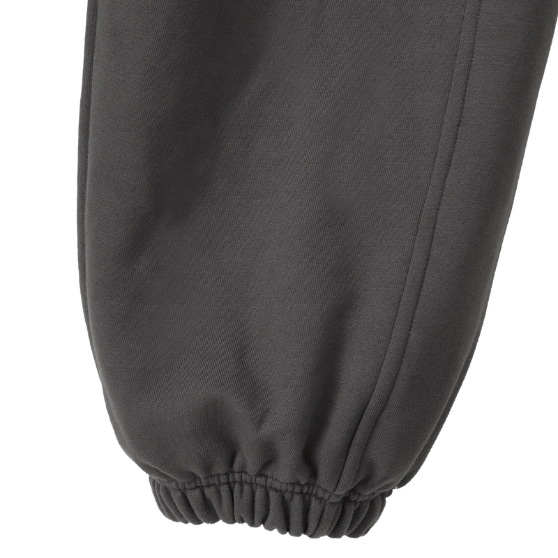 Soft Touch Washed Balloon Wide Sweatpants - CHARCOAL