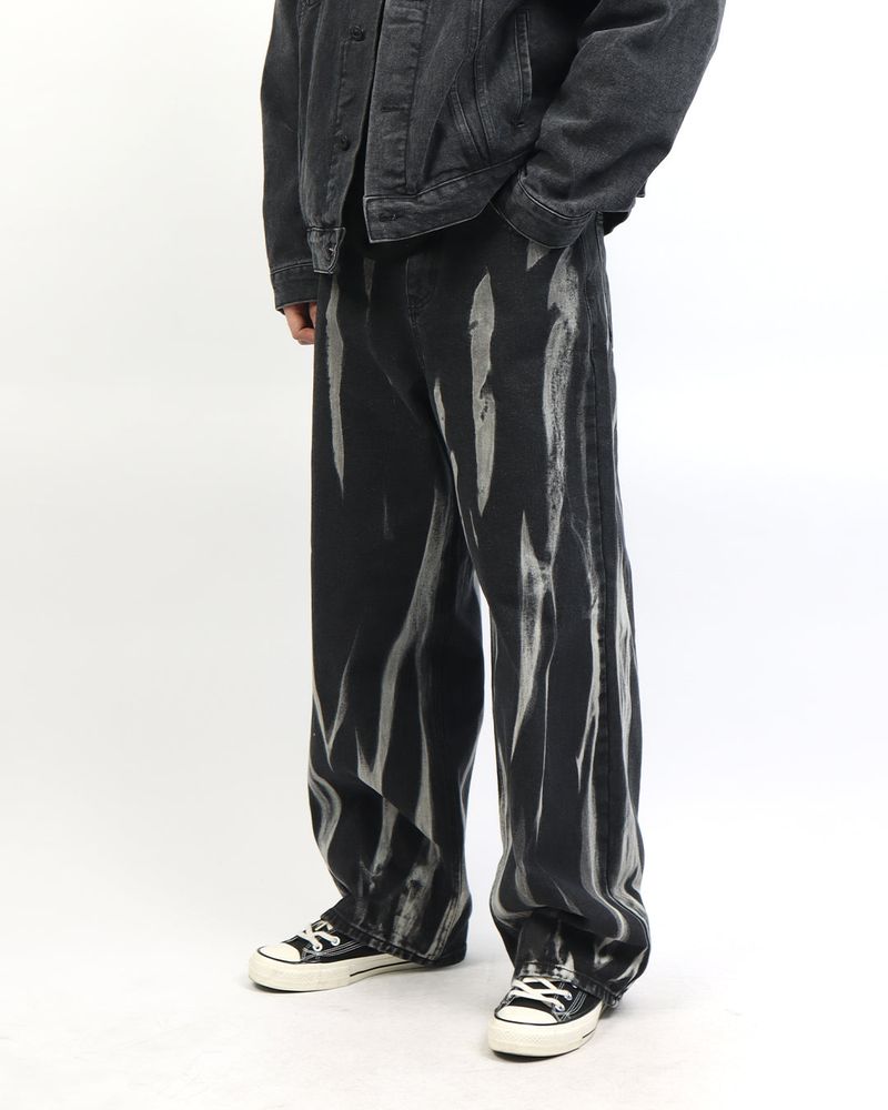 PANATIQUE（パナティーク）の「Smoke Faith Wide Denim Pants_Black（Pants）」