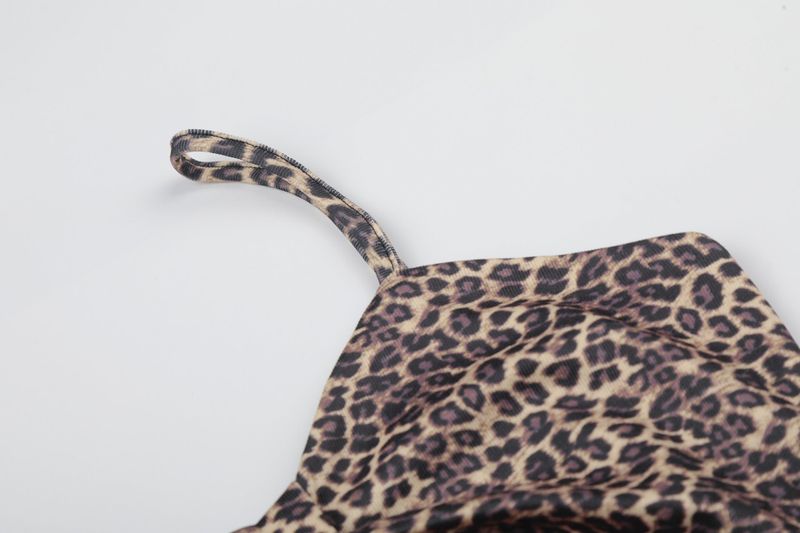 Sera Leopard Ribbon Camisole