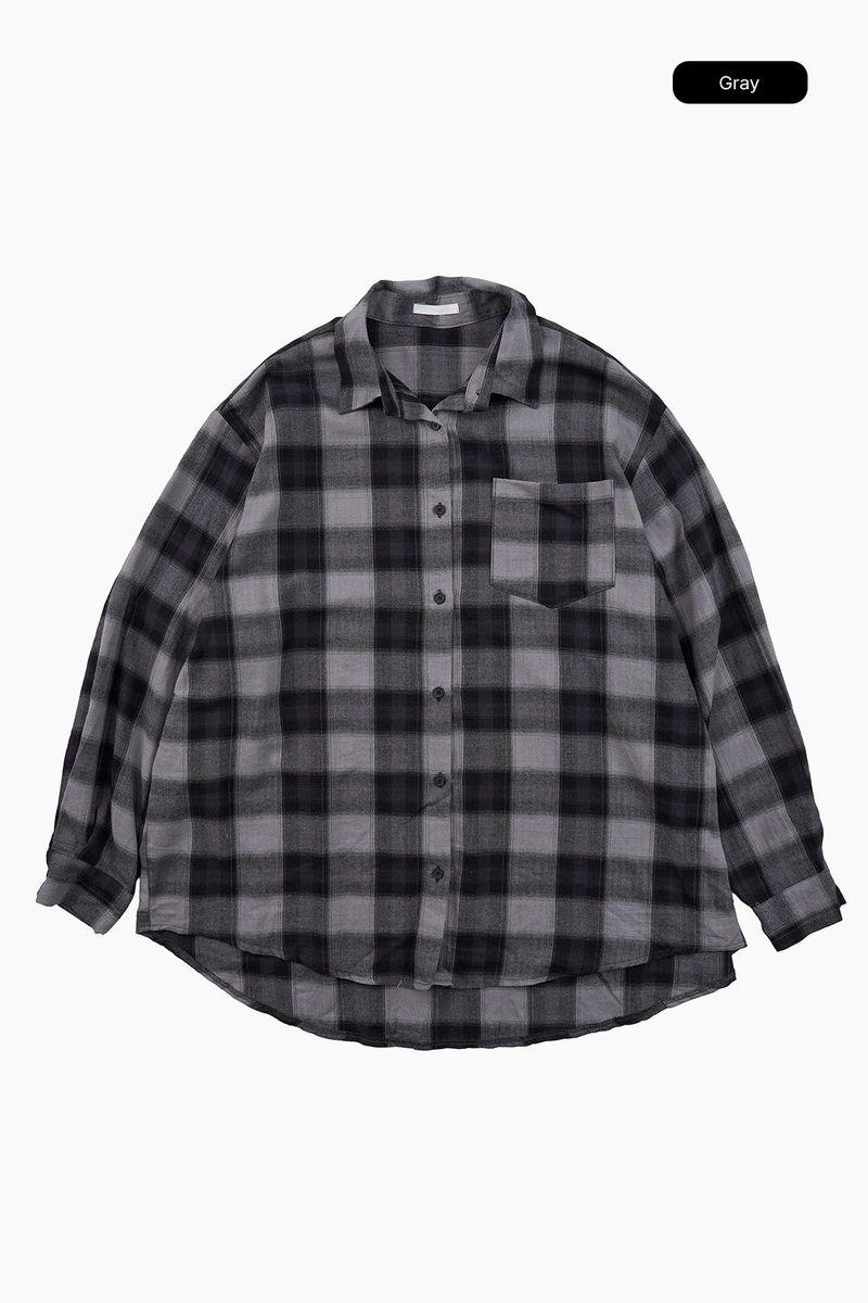 Haze over check shirt