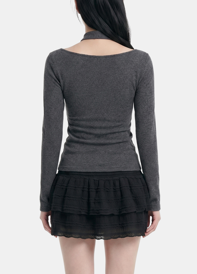 Sena Draped Scarf Top
