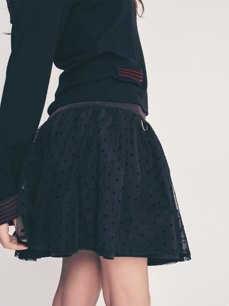 dot midi volume skirt