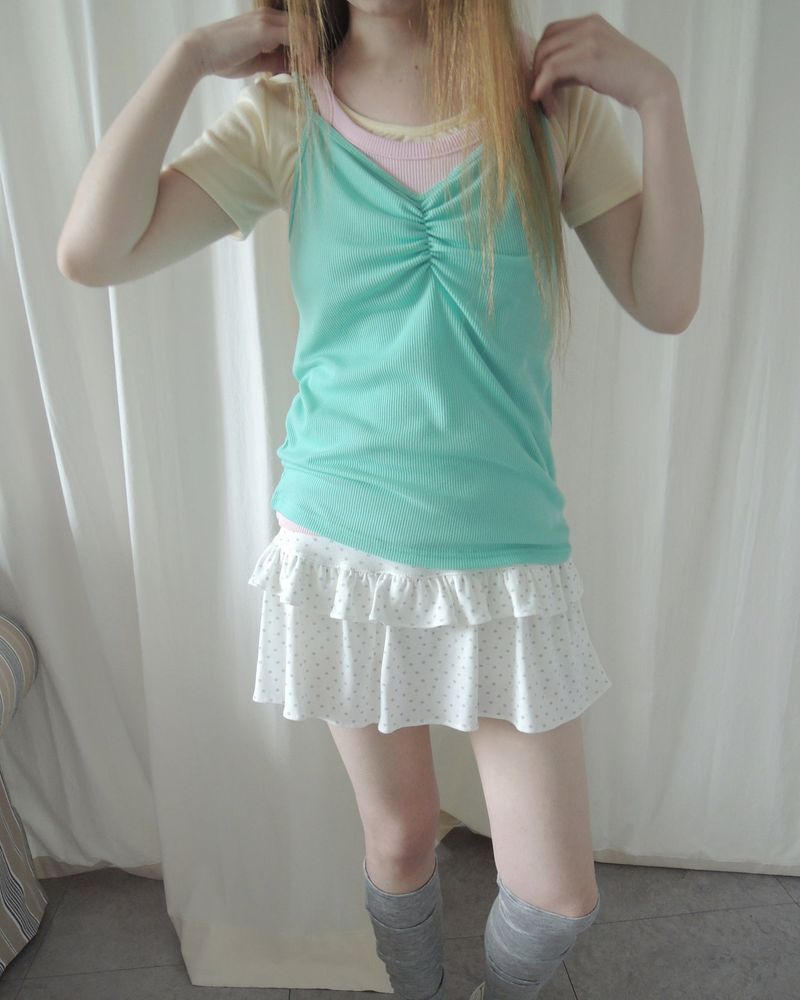 NUPHLO(ニューフロー)の「SIO SHIRRING CAMI(Tops)」