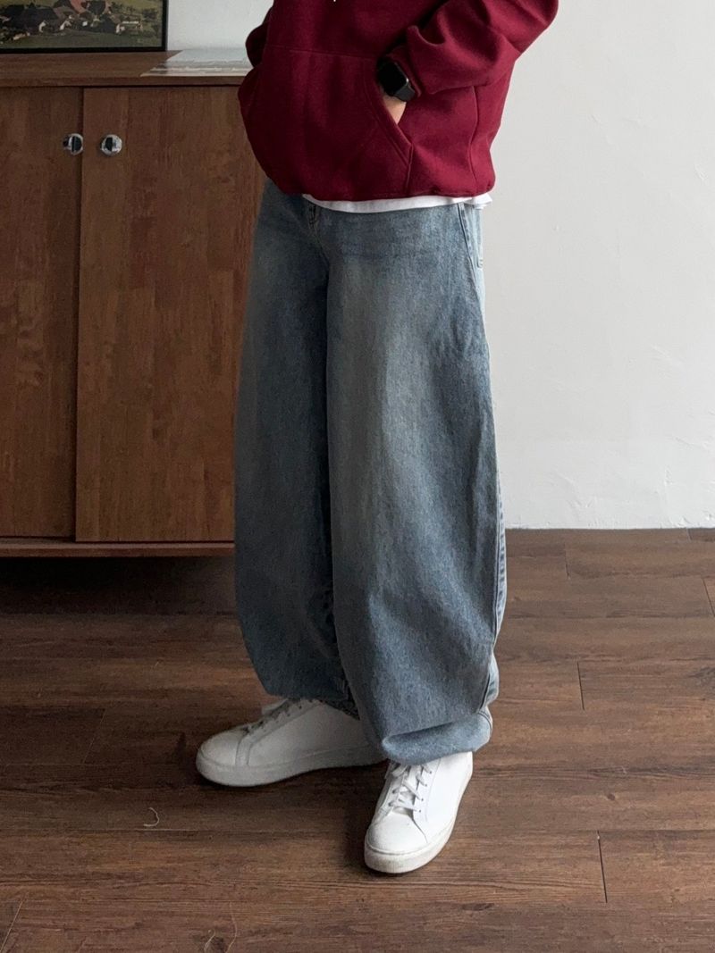 GROOM(グルーム)の「Natural balloon denim pants (3color)(Pants)」