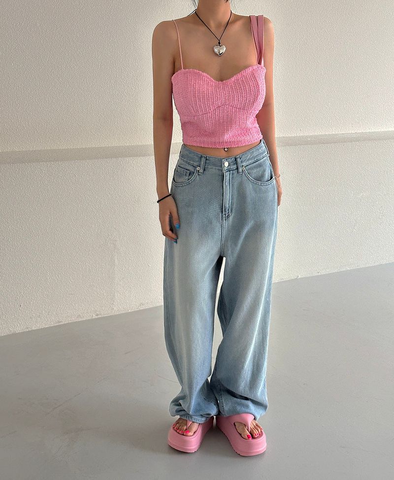 Fore Summer Light Blue Wide Pants