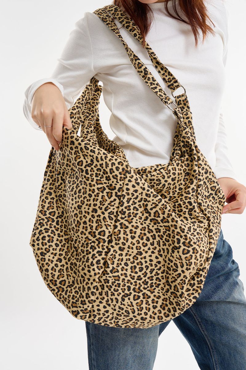 Leopard big shoulder bag