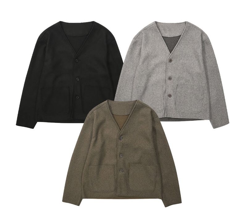 PANATIQUE（パナティーク）の「V-neck mohair wool cardigan_2color（）」