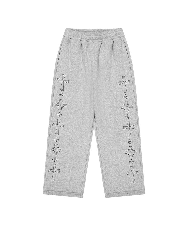 CROSS STUD SWEATPANT