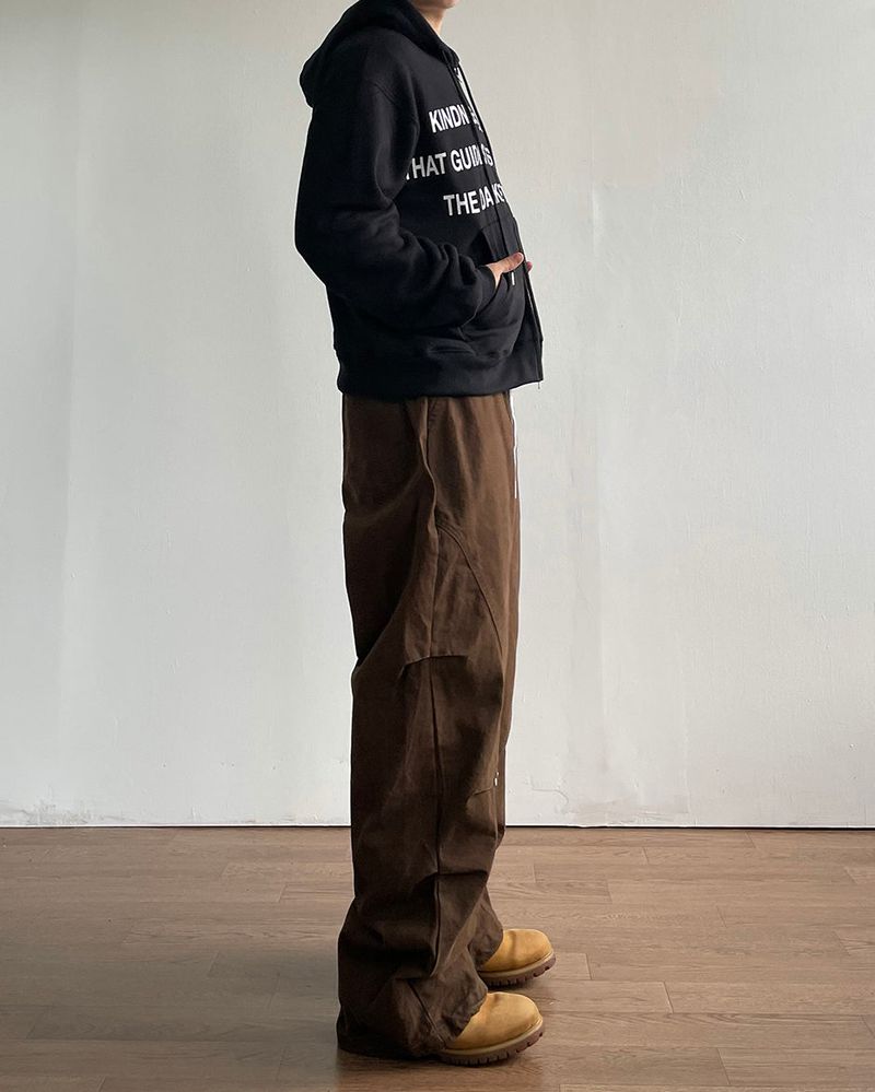 Fog Crop Hoodie Zip-UP
