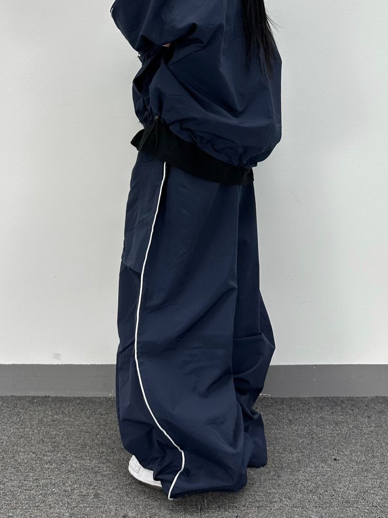 piping balloon track pants