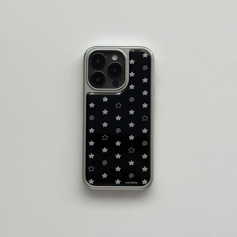 [epoxy] swirl star case - black