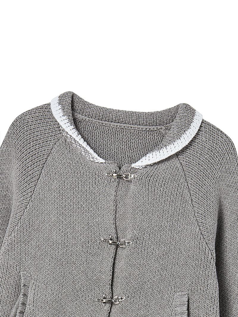 LATCH COWICHAN CARDIGAN (GREY)