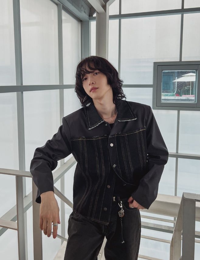 Bison Half Denim Jacket