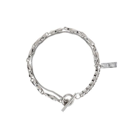 2PLAN（ツープラン）の「[LAN ARCHIVE] Twisted Mix Chain Bracelet（Accessories）」