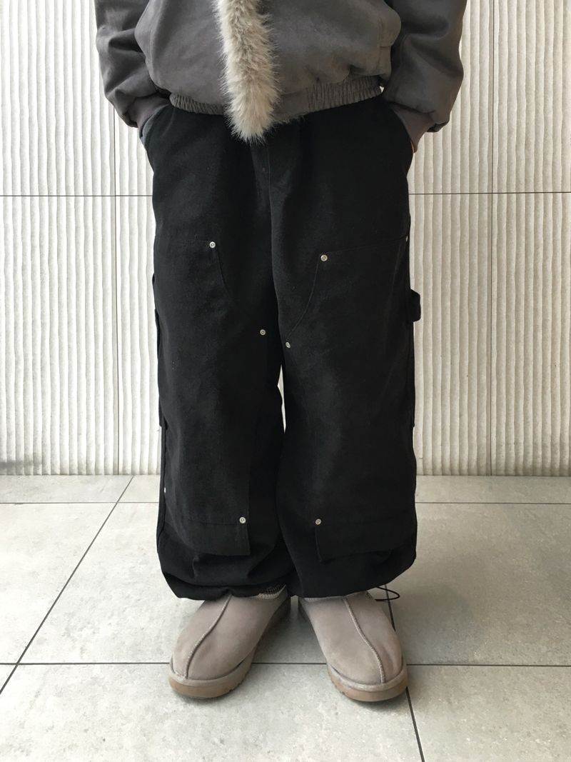 Clip double-knee carpenter pants 3C