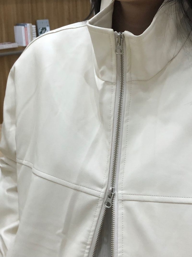 Irving leather jumper