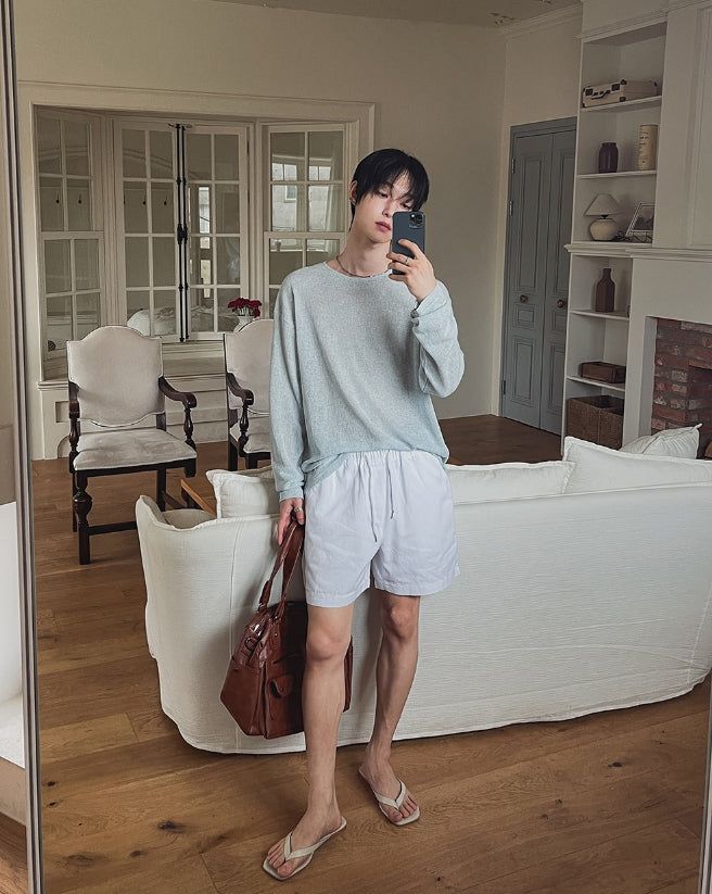 Oben Cotton Basic Long Sleeve T-shirt