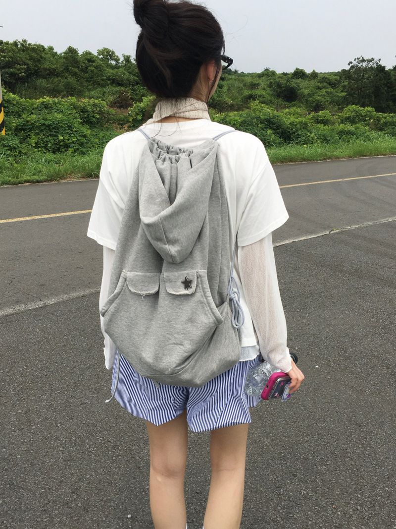 Star String Hood Backpack (2c)