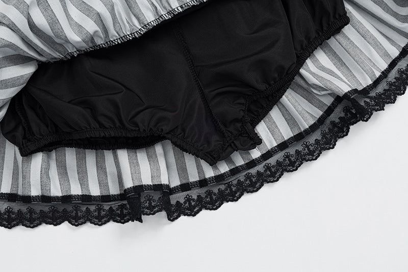 Violet Punk Ribbon Skirt