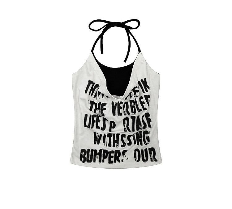 Cozy&Kitsch(コージーアンドキッチ)の「Ayla Graffiti Layer Halter(Tops)」