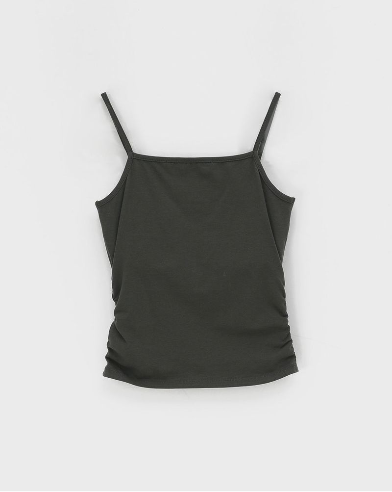[MADE] Easy Shirring Tank Top With Built-in Cap