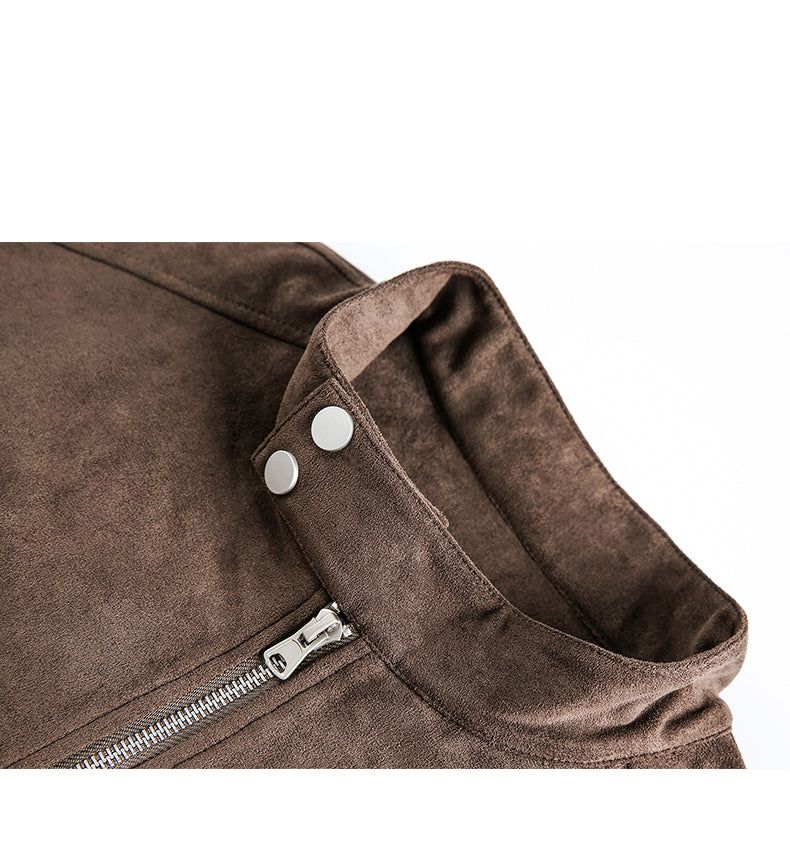Mocha Vintage Suede Jacket 233317152