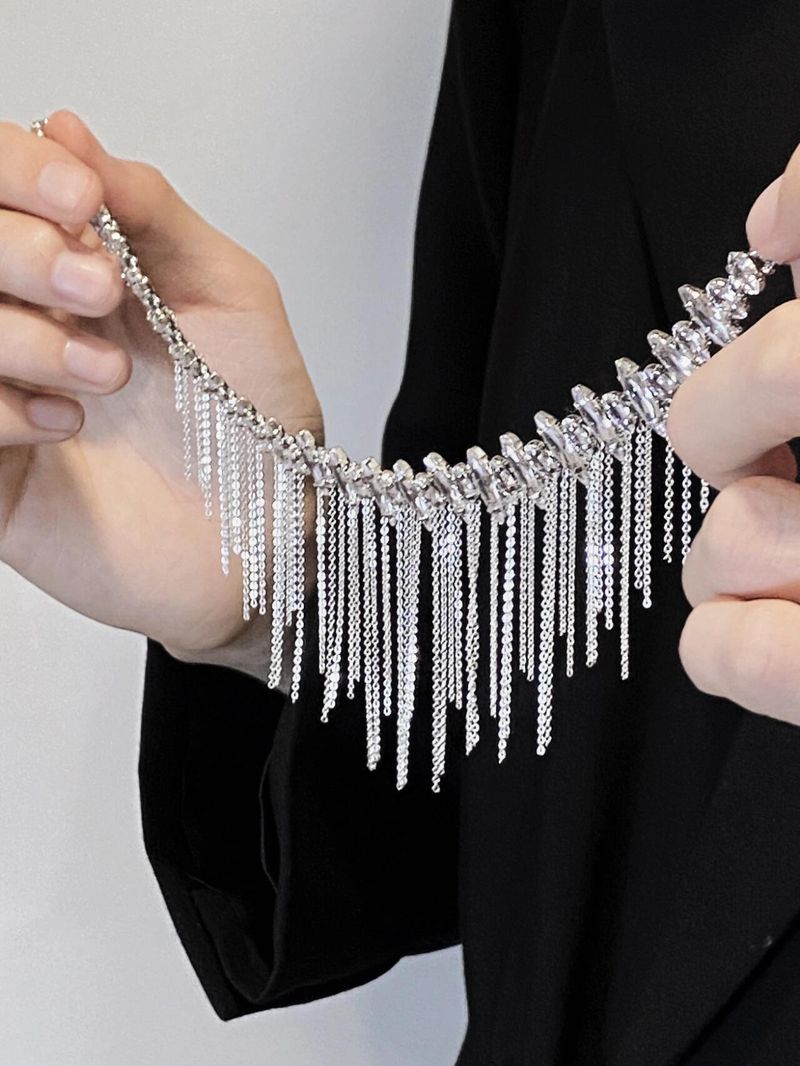 Fringe Choker Necklace - "Radlant' Collections