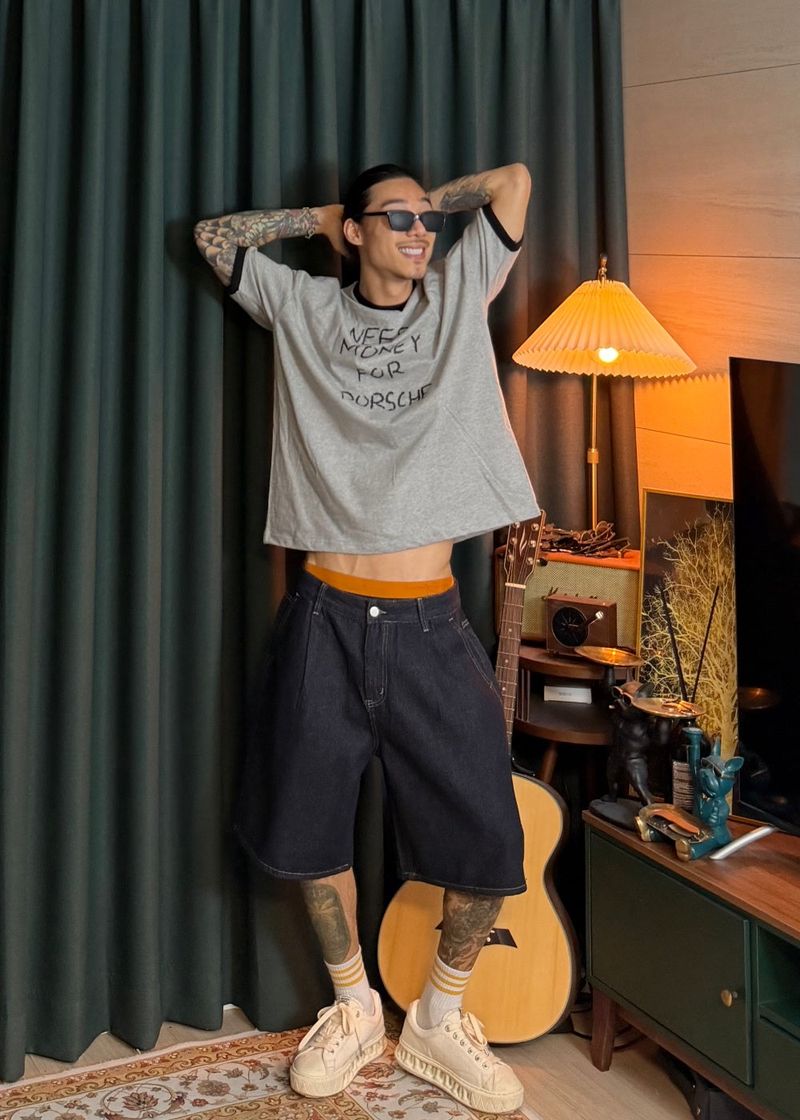 virstyle(ビルスタイル)の「Need Money Ringer Short-Sleeve T 2COLOR(Tops)」