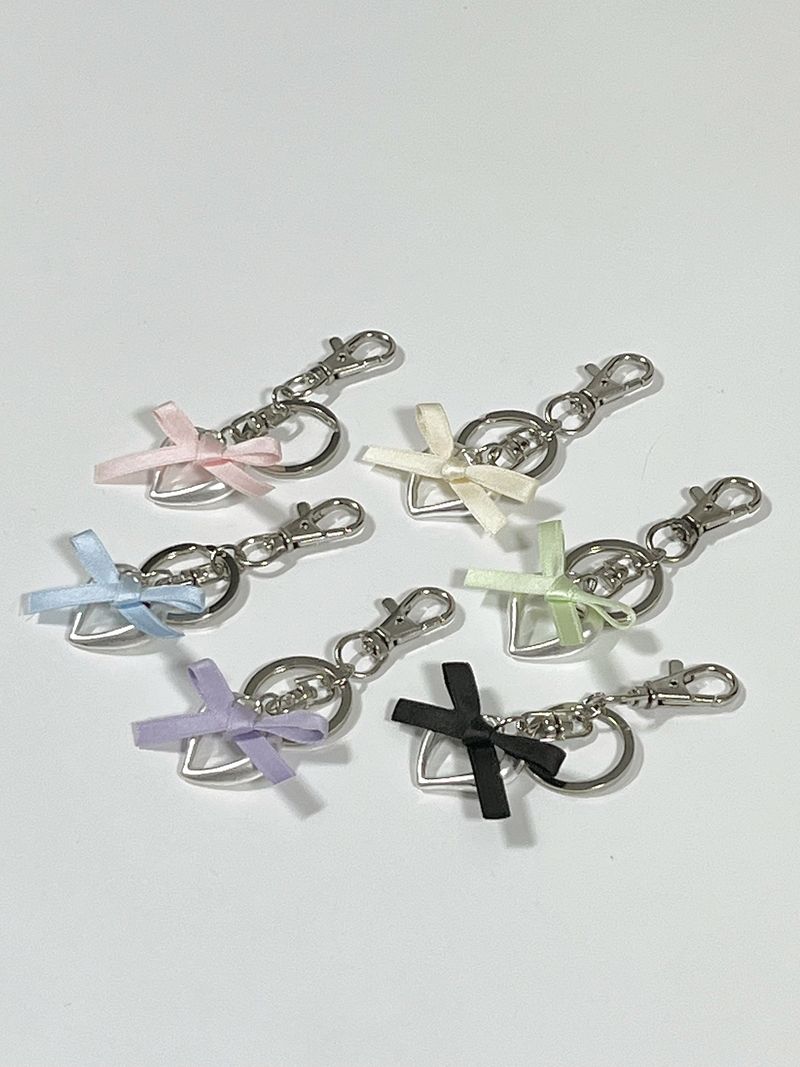 drop ribbon Keyring