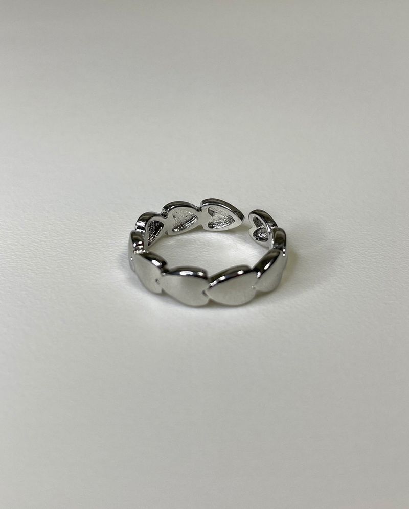 refrainfromspace(リフレインフロームスペース)の「heart line ring (925silver)(Accessories)」