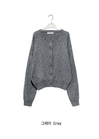26FW★ [BAONHAUS] デール ボカシ ラウンド カーディガン