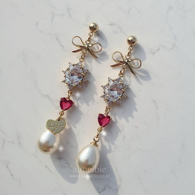 Heart Princess Earring