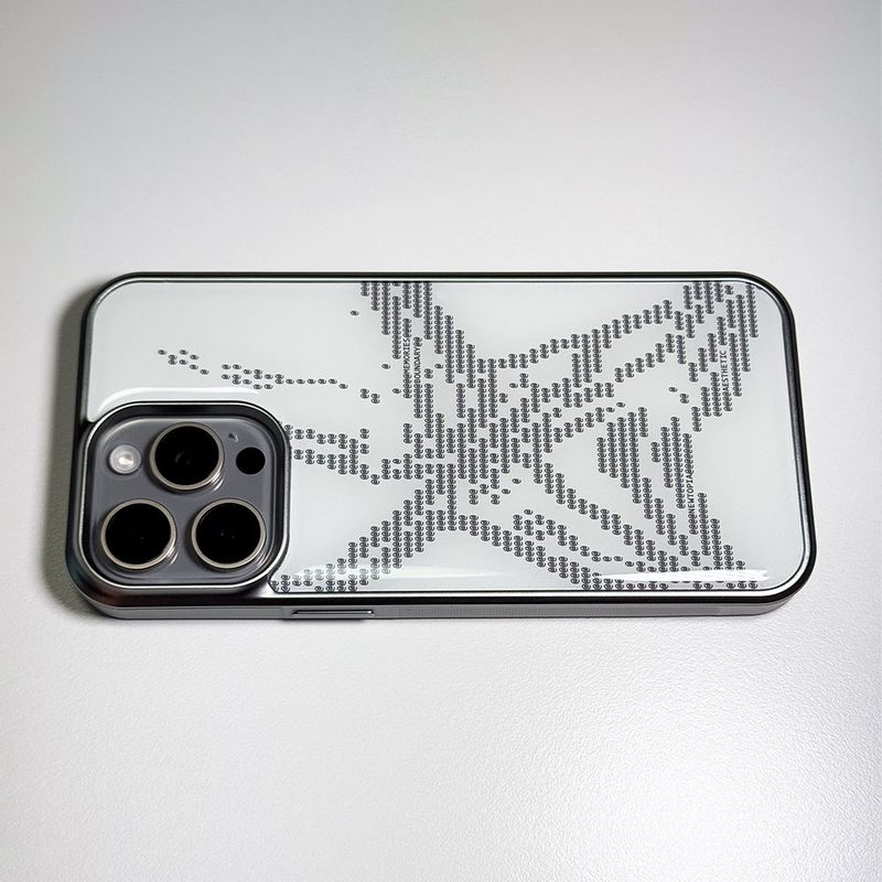 NTA StellarFish_ASCII CORE_004 Phone Case (SV_White)