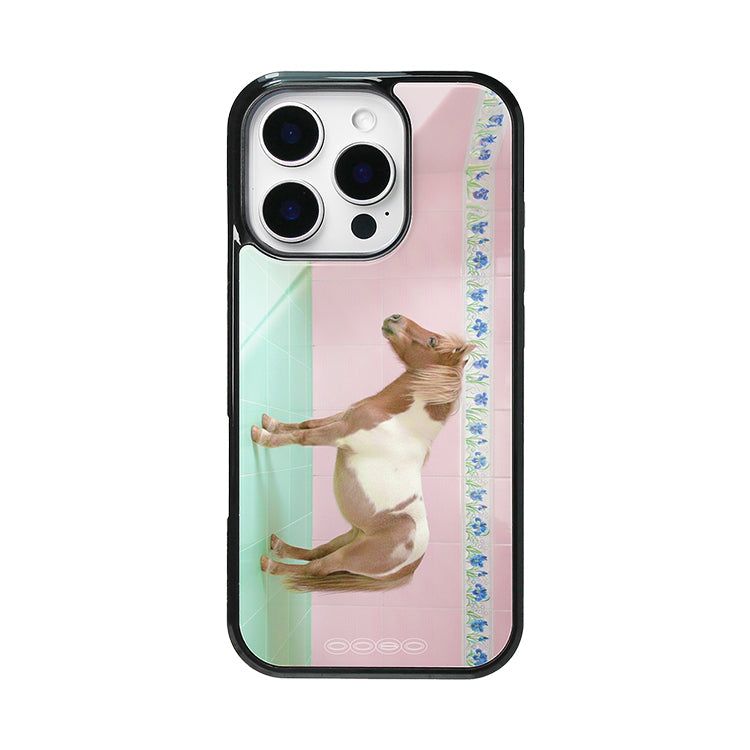 1081（イルゴンパルイル）の「ポニーズバスタイム ガラスバンパーケース（スマホグッズ/小物）」