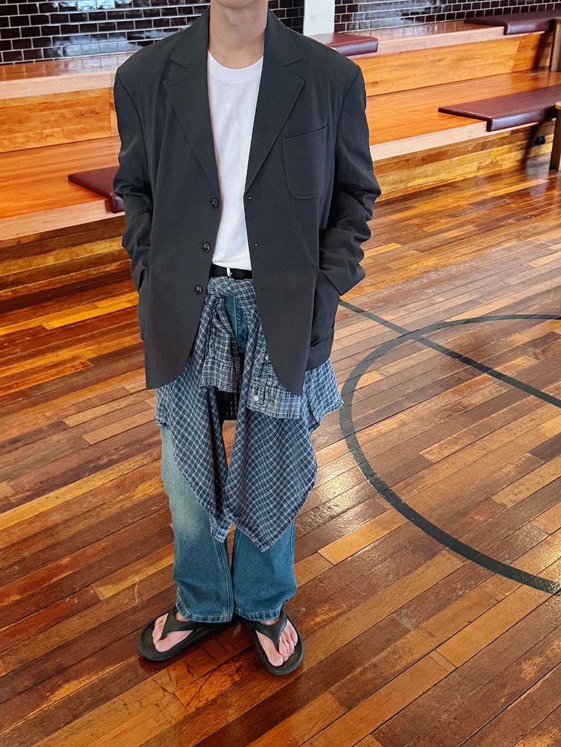 ASCLO Retro Mood Blazer (3color)