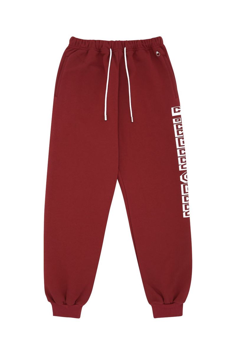 P:ReinSein（レインセイン）の「Burgundy Graphic Jogger Pants（Pants）」