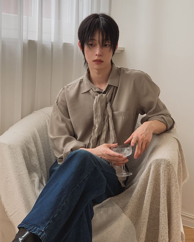 Sailor Silky Pocket Overshirt