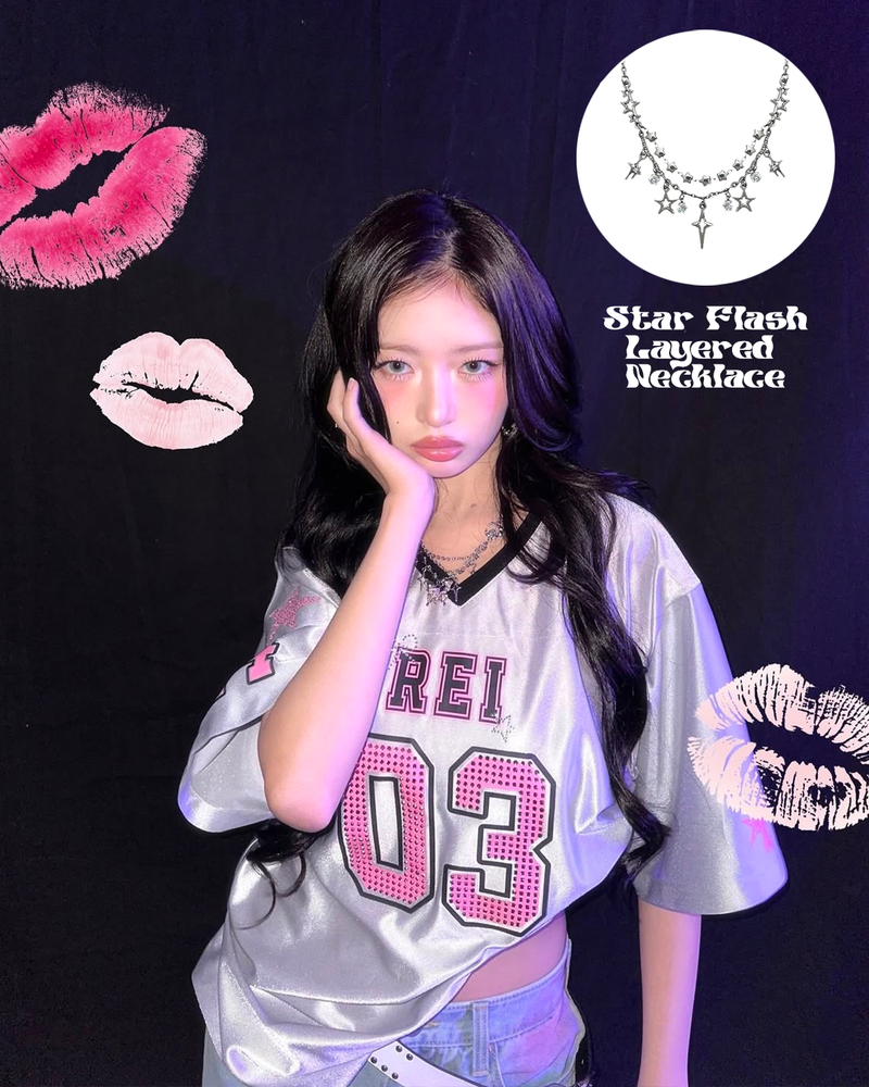 moanother（モノアザー）の「[IVE Rey, ITZY Chaeryeong Pick!](S.Steel) Star Flash Layered Necklace（Accessories）」