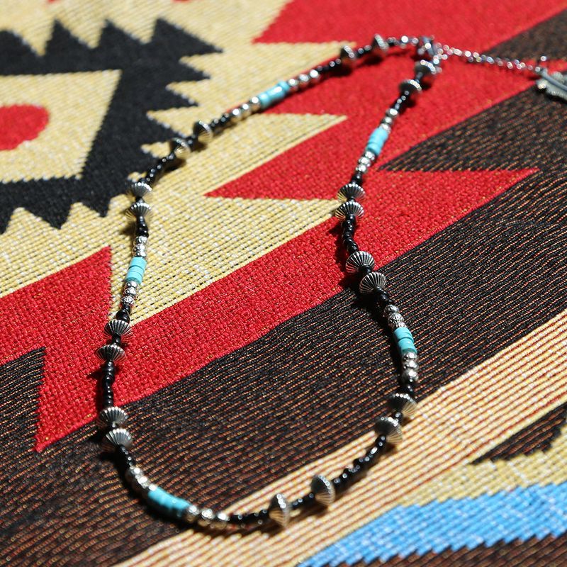 turquoise & hogan beads necklace