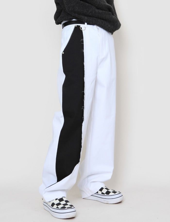 nutellike(ヌテールライク)の「half colored pants(Pants)」