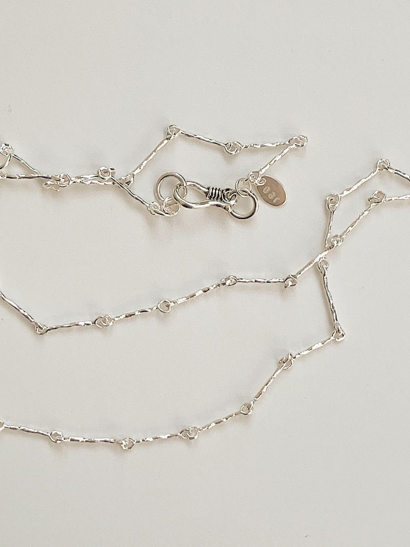 [Silver925] Rough Chain Necklace