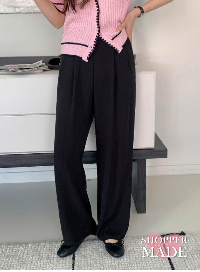 SHOPPERLAND（ショッパーランド）の「[SHOPPERMADE] サイドバックルツーピンタックスラックス (4color)（パンツ）」