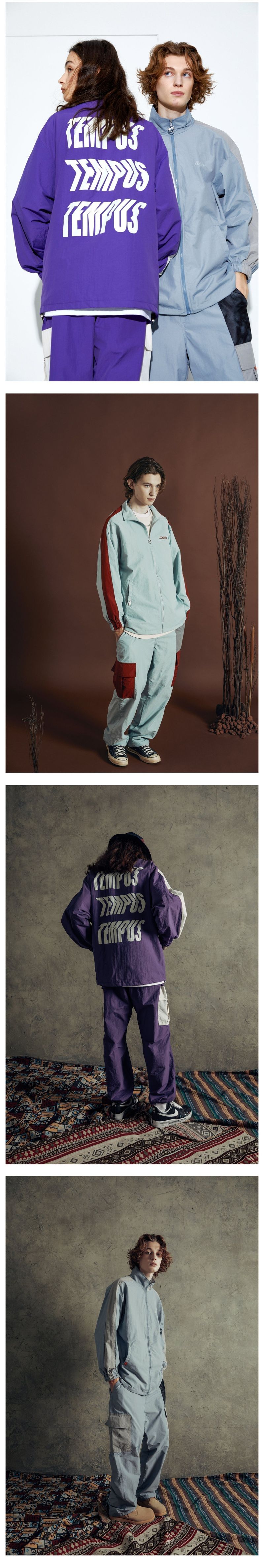 SIGNATURE LOGO STIRING PANTS [GRAY]