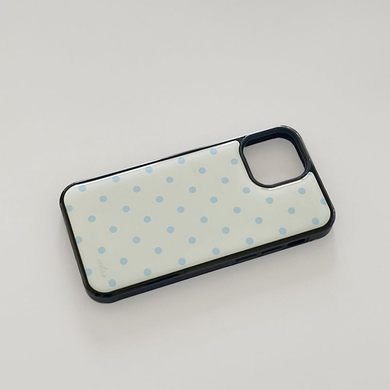 dot epoxy bumper case(ivory)