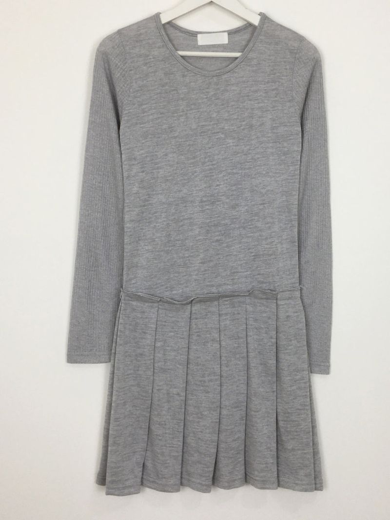 Low Knit Pleated One-Piece (3color) 