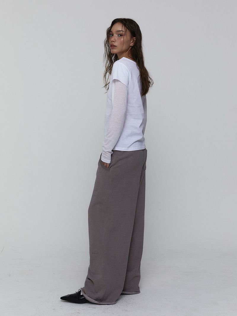 Pigment Cotton Pants_Beige